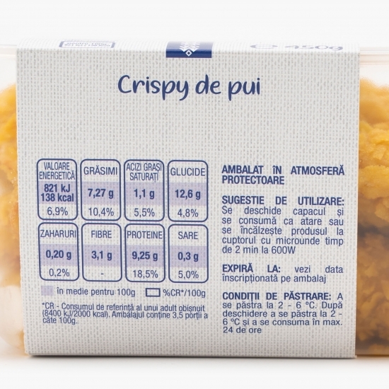 Crispy de pui 450g