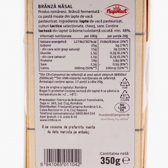 Brânză Năsal 350g