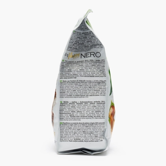 Napolitane glazurate cu cremă de alune Happy Nero 140g