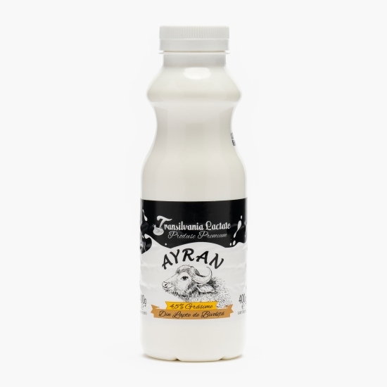 Ayran din lapte de bivoliță, 4.5% grăsime, 400g