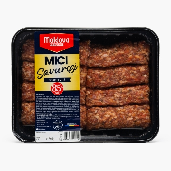 Mici savuroși porc și vită 640g