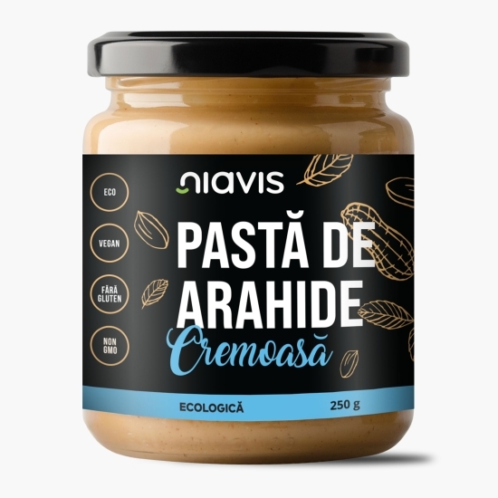 Pastă de arahide cremoasă, ecologică 250g