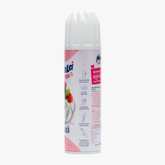 Produs UHT îndulcit pe bază de grăsimi vegetale, spray 250g