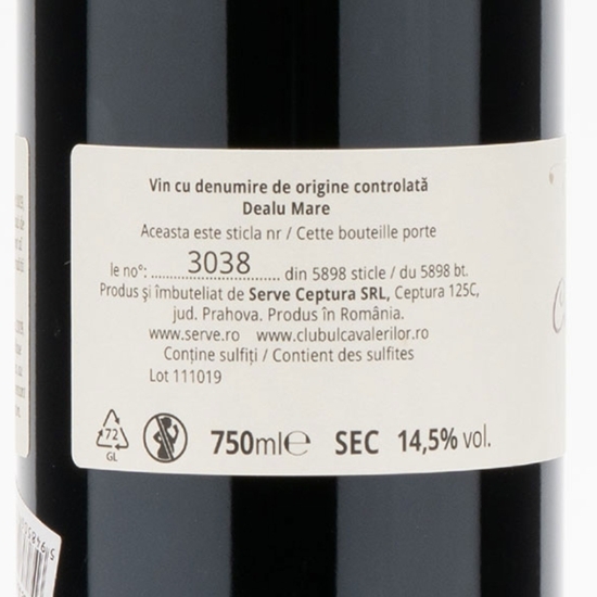 Vin roșu sec Cabernet Sauvignon, 14.5%, 0.75l