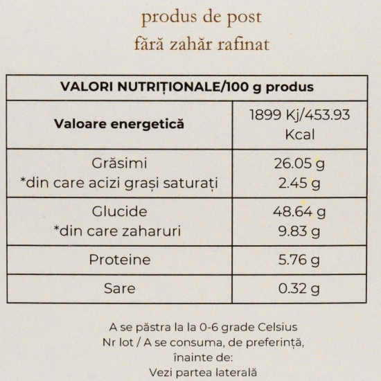 Cookie-biscuit vegan cu alune de pădure și ciocolată Phoebe, 1 buc, 90g