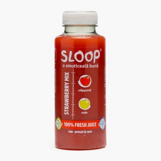 Suc presat la rece din căpșune și mere Fresh Juice Strawberry Mix 330ml