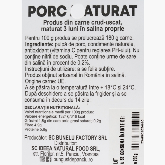 Specialitate maturată din porc 200g