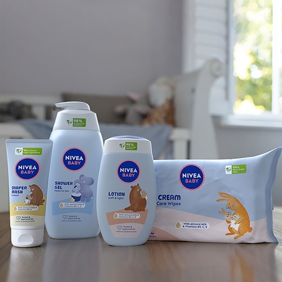 Șervețele umede pentru bebeluși Baby 99% Pure Water Multipack, 4 pachete x 57 buc, 0% plastic