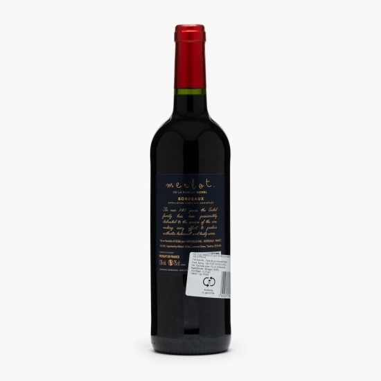 Vin roșu AOC Bordeaux Merlot, 13%, 0.75l