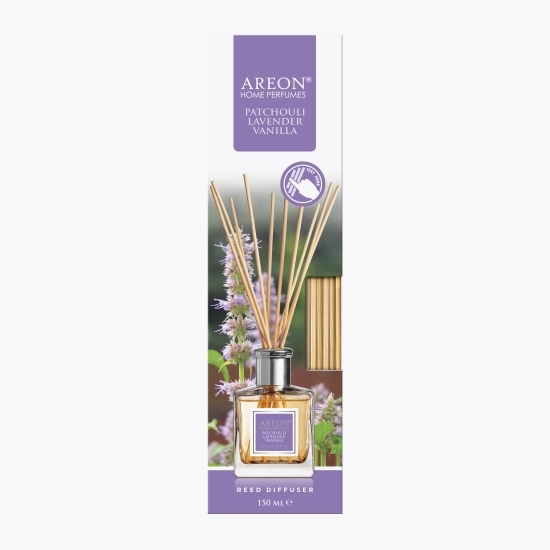 Odorizant pentru cameră cu bețișoare Patchouli Lavender Vanilla 150ml