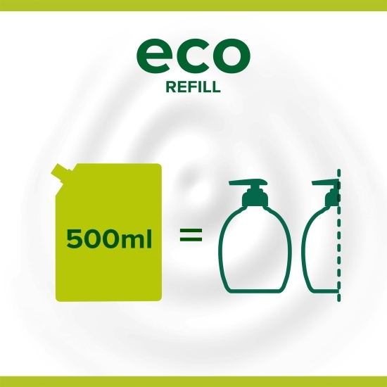 Rezervă săpun lichid Naturals Milk&Honey, eco refill 0.5l