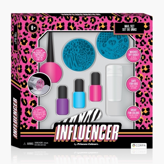 Influencer Set pentru unghii, 6+ ani