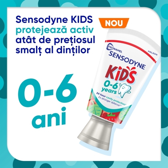 Pastă de dinți pentru copii cu fluor Pronamel Kids 0-6 ani, 50ml