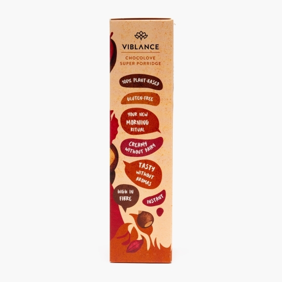 Super Porridge cu ciocolată și alune Chocolove, fără gluten 400g