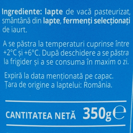 Iaurt cu specific grecesc Stragghisto 10%, 350g 