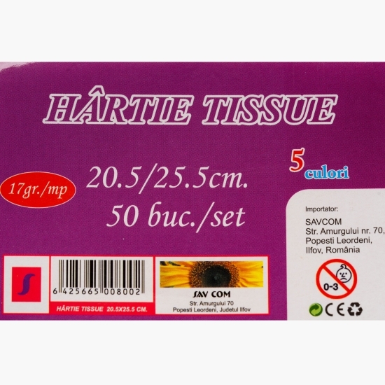 Hârtie tissue, 50 coli/set