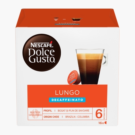 Capsule cafea Lungo Decaffeinato 16 băuturi 112g