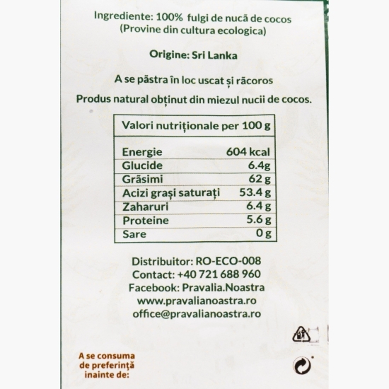 Cocos deshidratat medium eco 150g