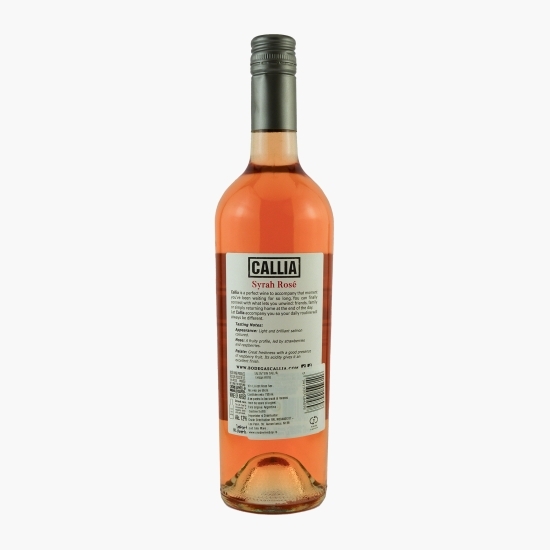 Vin rose sec, Callia, Syrah, 12%, 0.75l