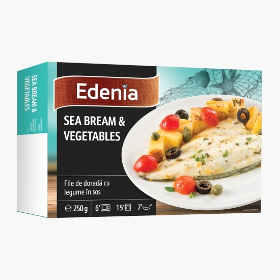 Doradă cu legume 250g