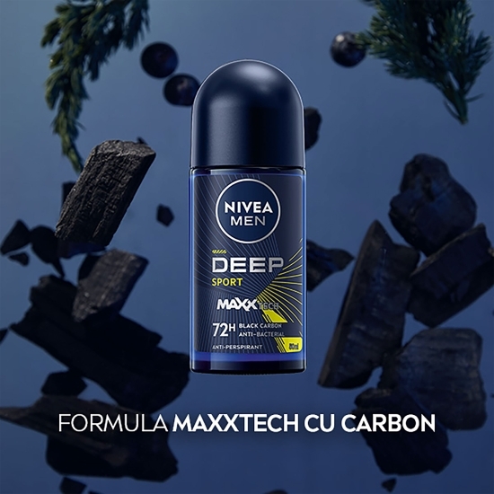 Deodorant roll-on Men Deep Sport Maxxtech 72h, 50ml