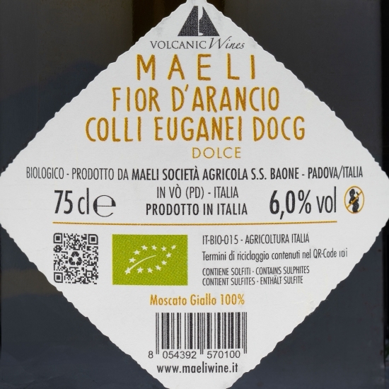 Vin spumant dulce Muscato Giallo, 6%, 0.75l