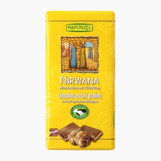 Ciocolată cu praline Nirwana eco, 100g