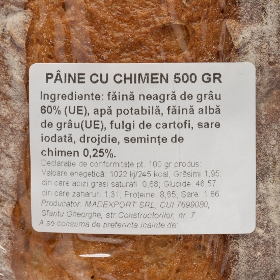 Pâine cu chimen 500g