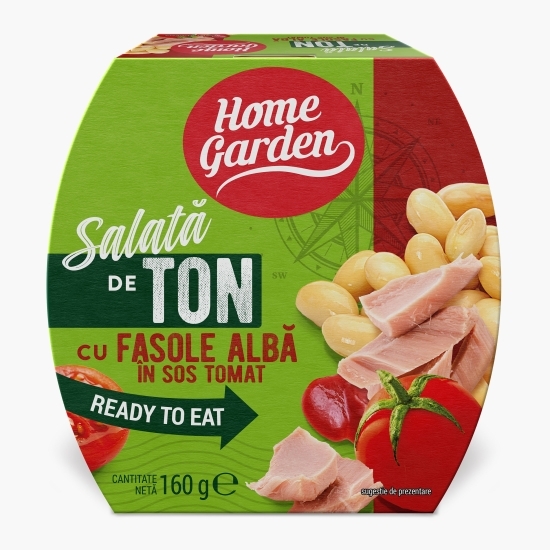 Salată de ton cu fasole albă în sos tomat 160g