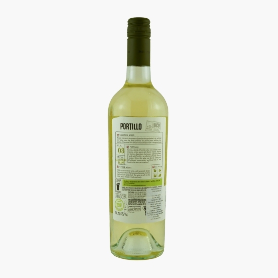 Vin alb sec, Portillo, Sauvignon Blanc, 12.5%, 0.75l