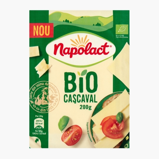 Cașcaval de vacă eco bloc 200g