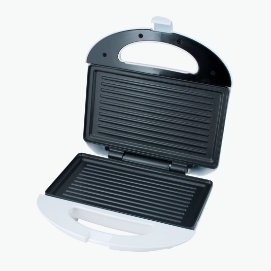 Sandwich maker SM-K750W, 750 W, plăci antiadezive fixe tip grill, alb