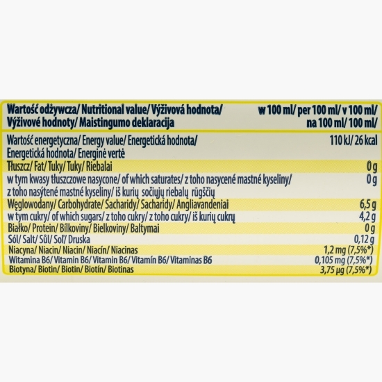 Isotonic cu vitamine cu aromă de lămâie 0.75l