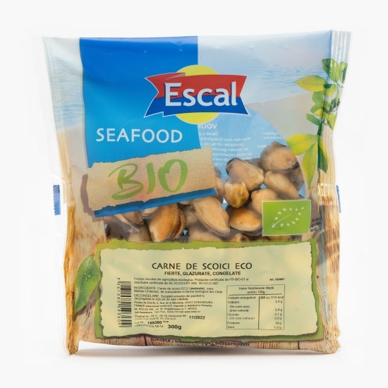 Carne de scoici eco fiartă 300g