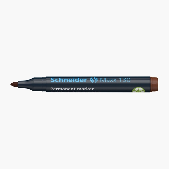 Marker permanent cu vârf rotund 1-3mm, maro