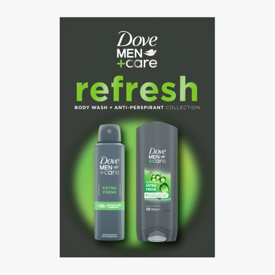 Set cadou Men+Care: spray Extra Fresh 150ml & gel de duș Extra Fresh 250ml