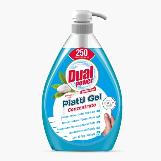 Detergent de vase cu bicarbonat și salvie Dual Power 1l