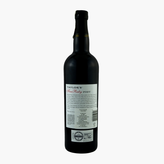 Vin roșu dulce fortificat, Fine Ruby Port, 20%, 0.75l 