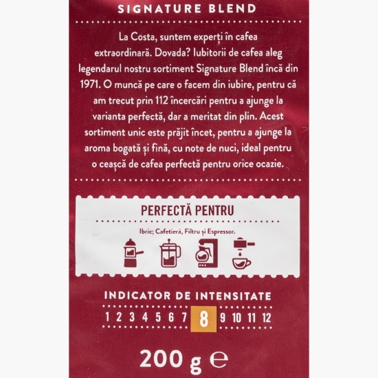 Signature Blend Medium 200g cafea măcinată 