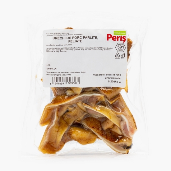 Urechi de porc pârlite, feliate 200g