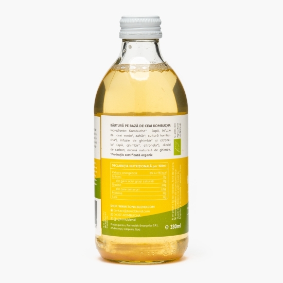 Kombucha eco cu ghimbir și citronela 0.33l