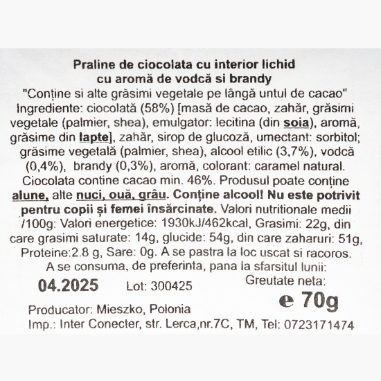 Praline de ciocolată 70g