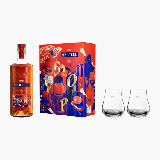 Cognac VSOP, 40%, 0.7l + 2 Pahare