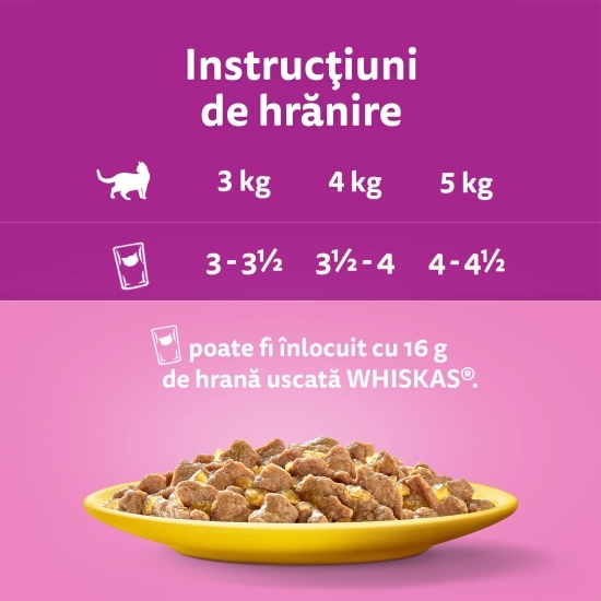 Hrană umedă pentru pisici adulte, 4x85g, cu carne de pasăre în aspic