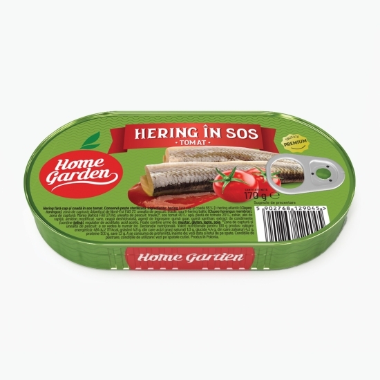 Hering fără cap și coadă în sos tomat 170g