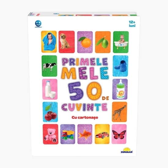 Primele mele 50 de cuvinte - joc educativ, 12+ luni