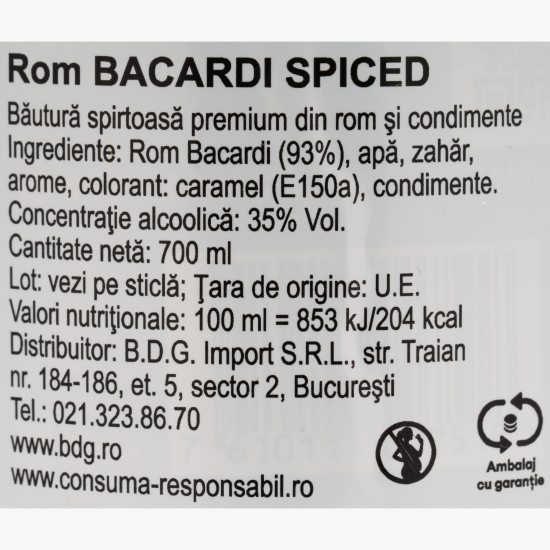 Rom Spiced 35% alc. 0.7l