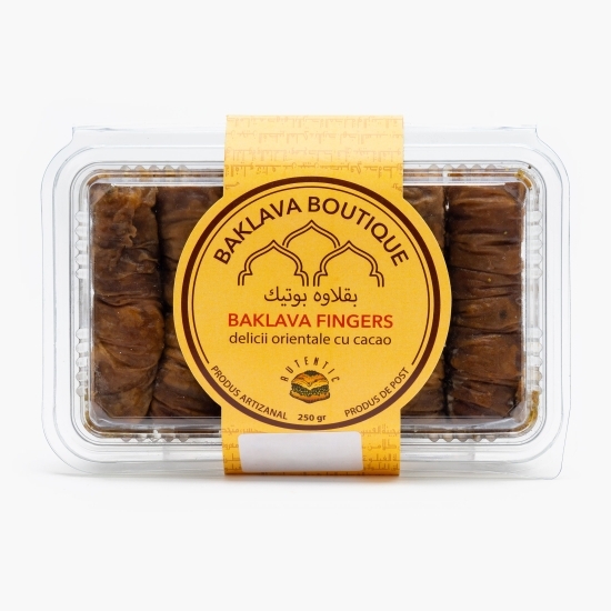 Baklava Fingers cu fistic și cacao 250g