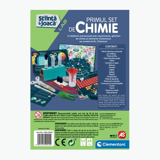 Știință & joacă: Primul set de chimie, 9+ ani