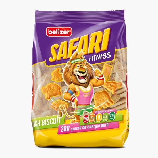 Biscuiți Safari Fitness Crunch Biscuit 200g